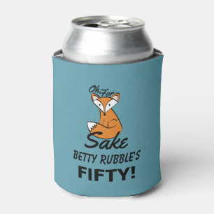 Oh, für Fox Sake 50. Geburtstag Personalisiert Dosenkühler