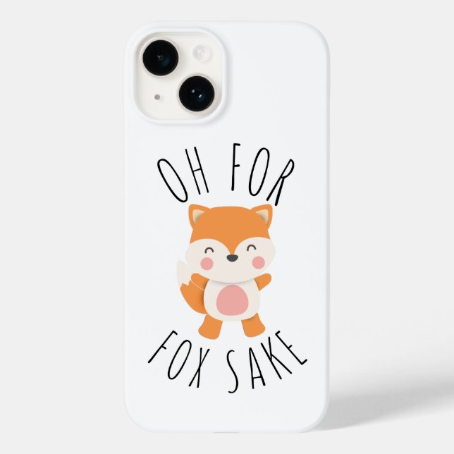 Oh für Fox Sake Case-Mate iPhone Hülle (Rückseite)