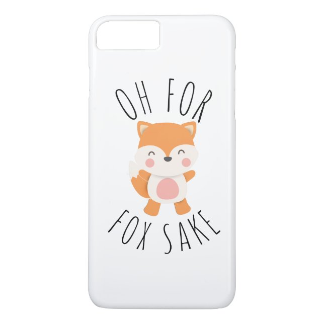 Oh für Fox Sake Case-Mate iPhone Hülle (Rückseite)