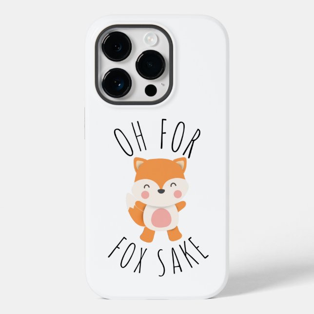 Oh für Fox Sake Case-Mate iPhone Hülle (Rückseite)