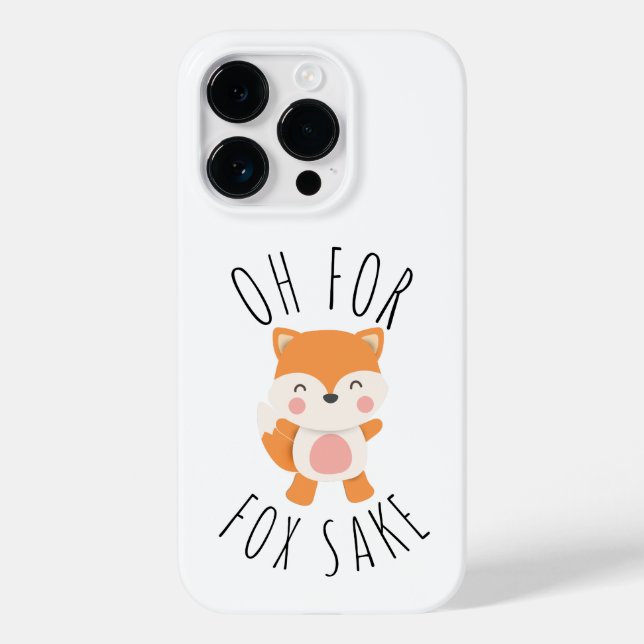 Oh für Fox Sake Case-Mate iPhone Hülle (Rückseite)
