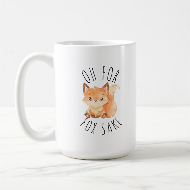 Oh für Fox Sake Coffee Tasse (Links)