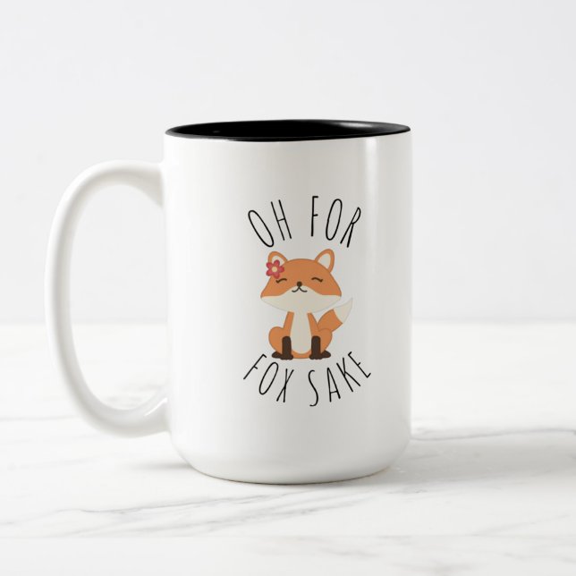 Oh für Fox Sake Coffee Tasse (Links)