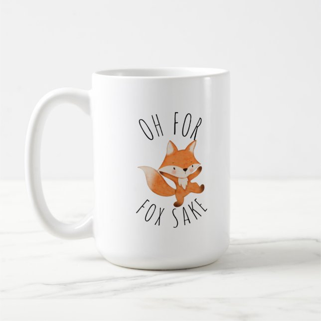 Oh für Fox Sake Coffee Tasse (Links)