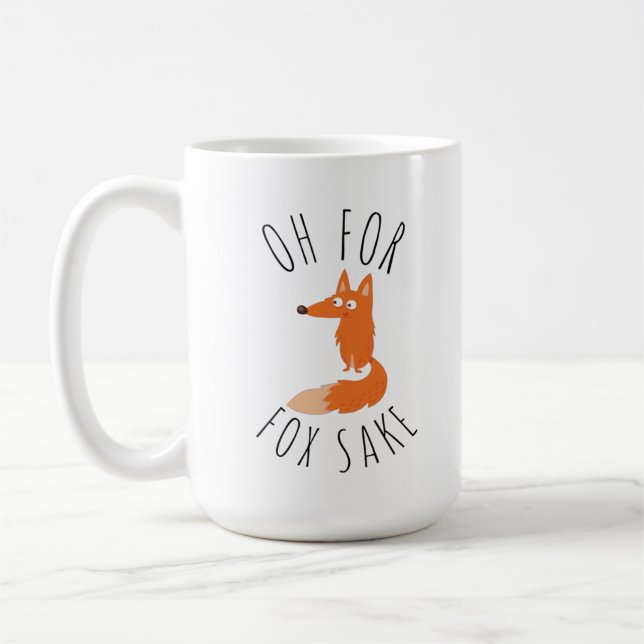 Oh für Fox Sake Kaffeetasse (Links)