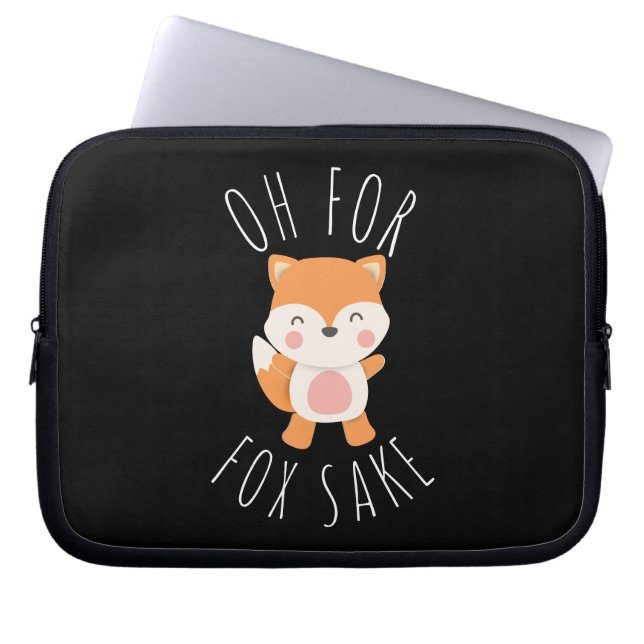Oh für Fox Sake Laptopschutzhülle (Vorderseite)
