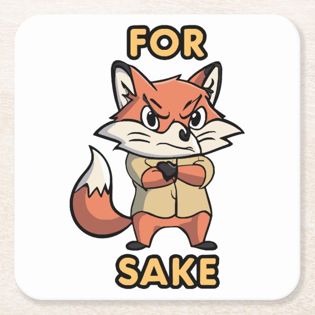 oh für Sake Rechteckiger Pappuntersetzer (Vorderseite)