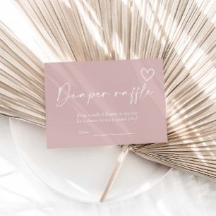 Oh Girl Baby Duwer Windel Raffle Begleitkarte