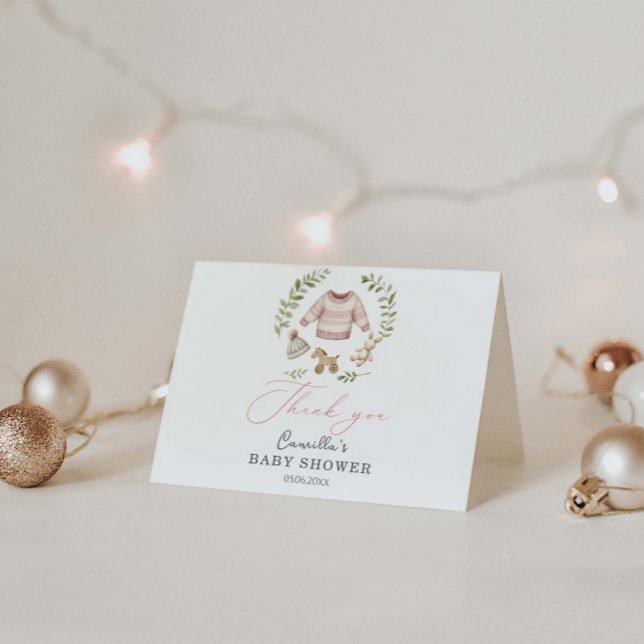 Oh Girl Boho Kinderzimmer Girl Vintag Dankeskarte (Von Creator hochgeladen)