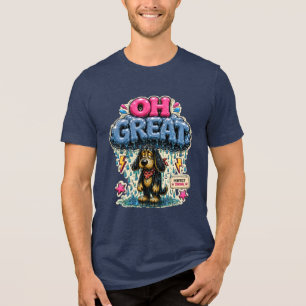 Oh großartig, personalisiert, lustig, sarkastisch Tri-Blend shirt