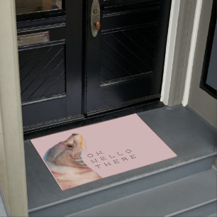 Oh hallo dort   Seelöwe-Willkommen Fußmatte