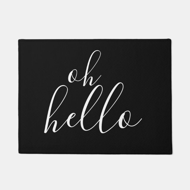Oh hallo Fußmatte (Vorderseite)