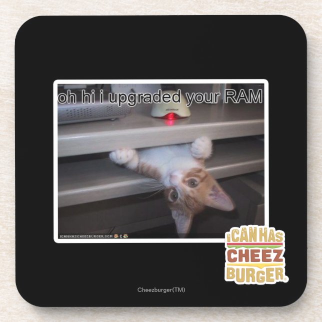 oh hallo verbesserte ich Ihr RAM Getränkeuntersetzer (Vorderseite)