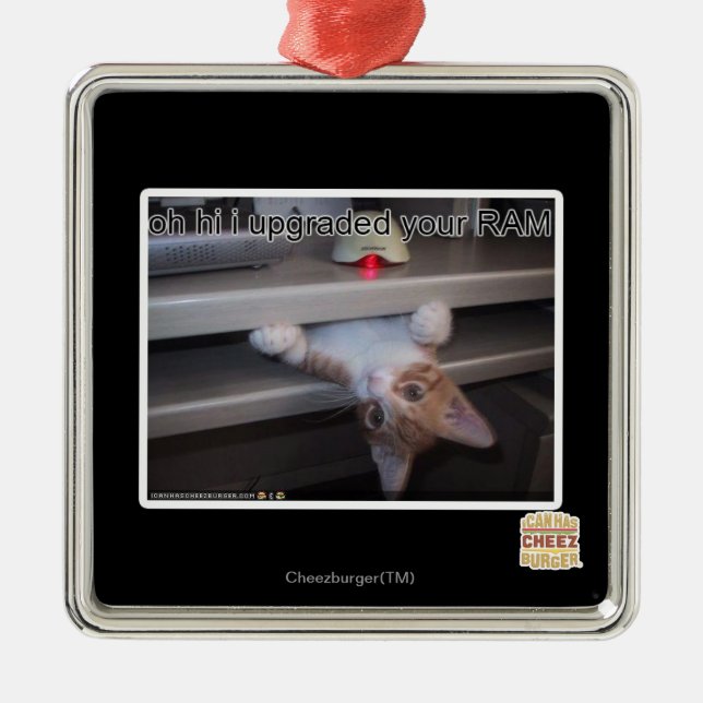 oh hallo verbesserte ich Ihr RAM Ornament Aus Metall (Vorne)