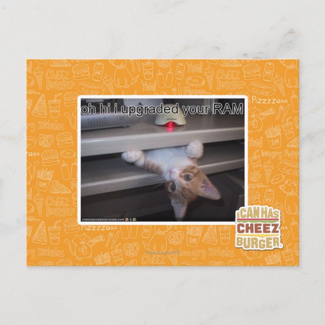 oh hallo verbesserte ich Ihr RAM Postkarte (Vorderseite)