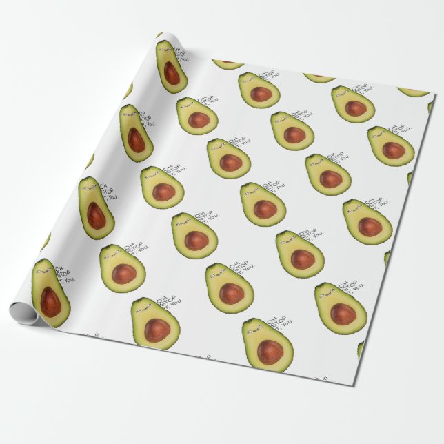 Oh Halt es Sie - Meme Avocado Geschenkpapier (Ungerollt)