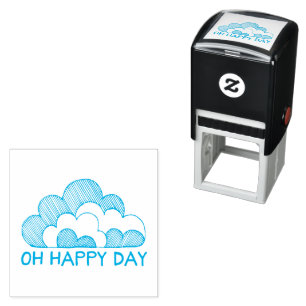 Oh Happy Day Positive Energy Cloud Permastempel