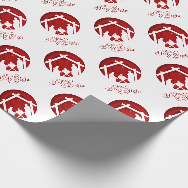 Oh, heilige Nacht Geschenkpapier (Ecke)