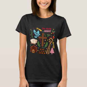 Oh Heilige Nacht Jesus Ist Der Grund Christlich Ch T-Shirt