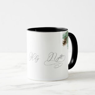 Oh, heilige Nacht Pine Cone & Bough Christmas Tasse