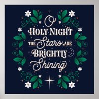 Oh, heilige Nacht Poster 24x24