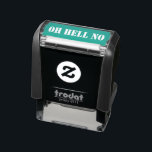 Oh Hell No Funny Spaß Meme Office Fun LOL Joke Permastempel<br><div class="desc">Erstellen Sie Ihre eigene individuelle,  personalisierte,  lustige,  Spaß,  Spaß,  LOL,  Witz,  "Oh Hell No",  modern,  Staat des Kunstbüros selbst-inking Gummi-Briefmarke. Sie können auch "oh Hell No" durch Ihren eigenen Text ersetzen. Ideal für Zuhause,  Business,  Office,  Schule,  Personal und offizielle Mailings. Es gibt eine Auswahl von 9 Farben.</div>