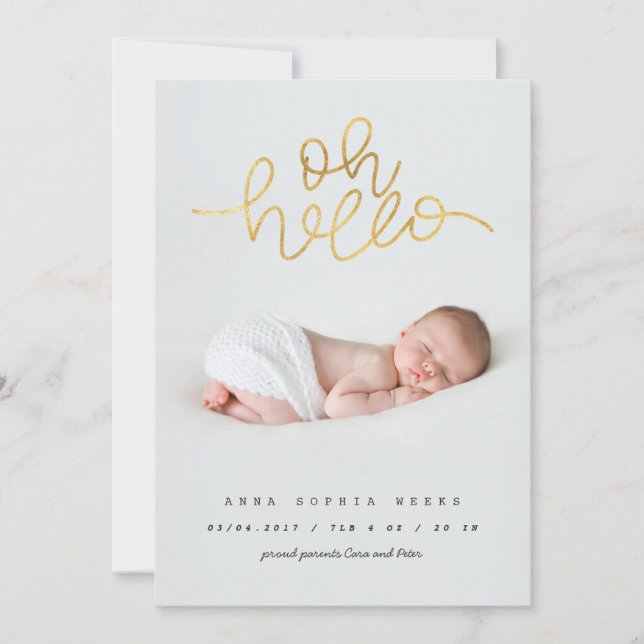 OH HELLO (Vorderseite)