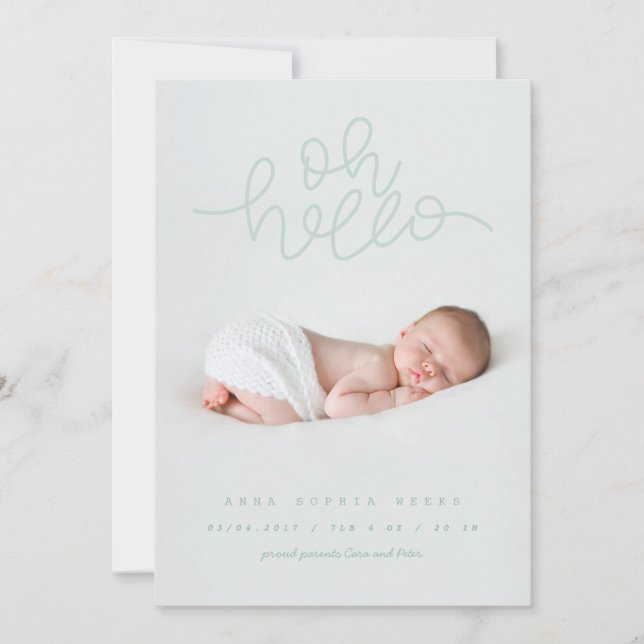 OH HELLO ANKÜNDIGUNG (Vorderseite)