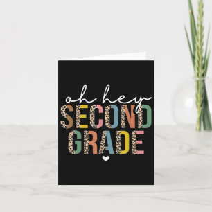 Oh, Hey, 2. Klasse CK an die Schule Leopard für T Karte