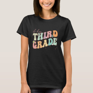 Oh Hey Dritte Klasse Groovy Zurück zur Schule Lehr T-Shirt