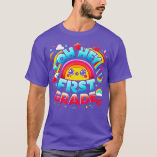 Oh Hey Grundschullehrer Kinder Erster Schultag T-Shirt