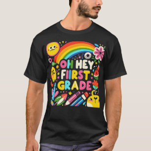 Oh Hey Grundschullehrer Kinder Erster Schultag T-Shirt