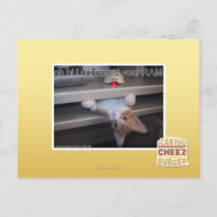 oh hi Ich habe Ihren RAM aktualisiert Postkarte