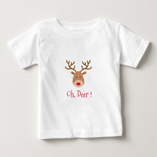 oh Hirsch Baby T-shirt (Vorderseite)