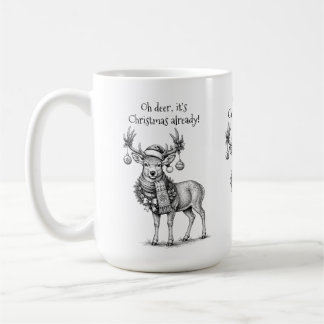 Oh Hirsch, es ist schon Weihnachten! Kaffeetasse