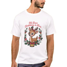 Oh Hirsch Feiertags Retro Süßer Weihnachtsrentier