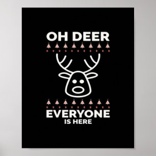 Oh Hirsch, jeder ist hier im modernen Stil Poster