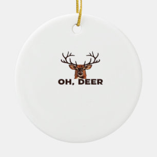 Oh Hirsch modernes sauberes Design-Ornament Keramik Ornament