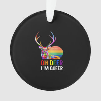 Oh Hirsch Queer Minimaler Moderner Stil Acryl-Orna Ornament