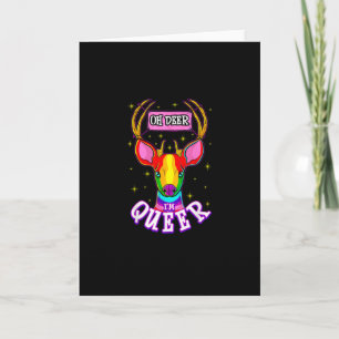 Oh Hirsch Queer Pride Monat Geschenk Karte