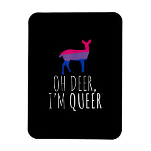 Oh Hirsch Queere Bisexuelle Stolz Schwule Lesben D Magnet