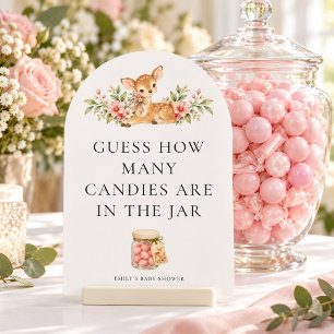 Oh Hirsch, rate mal, wie viele Spiel Baby Shower K Einladung