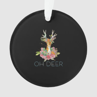 Oh Hirsch Süße Farbige Hirsch MinimalAcrylic Ornam Ornament