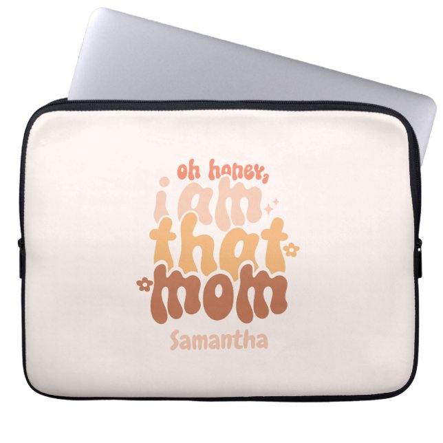 Oh Honey, ich bin diese Mama Laptopschutzhülle (Vorderseite)