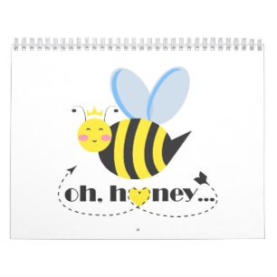 Oh Honey Valentines Queen Bee Charakter mit Tiara Kalender