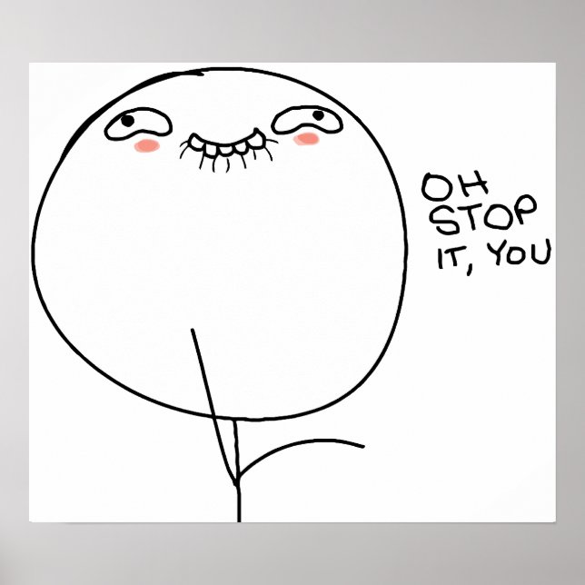 Oh, hör auf, du - Poster. Poster (Vorne)