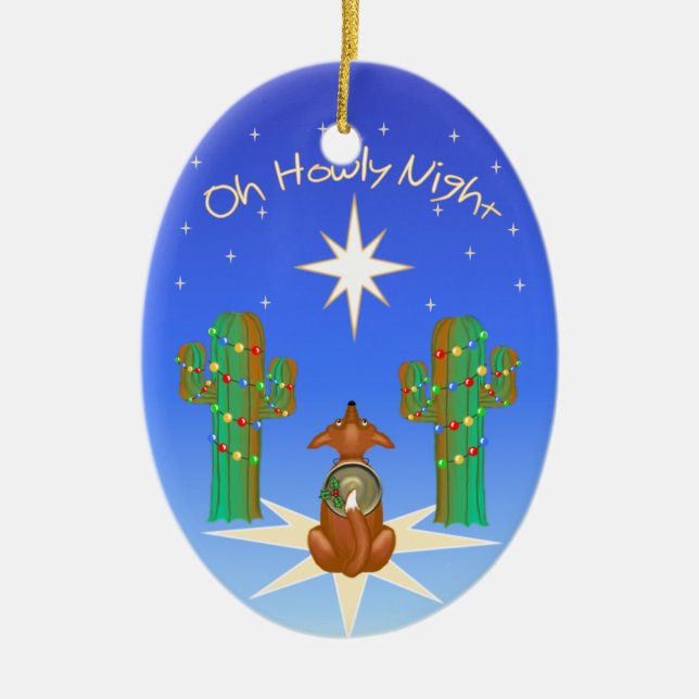 Oh Howly Night Keramik Ornament (Vorne)