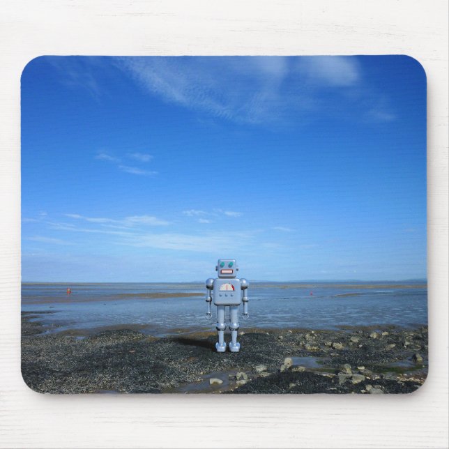 Oh, ich bin gerne am Meer Mousepad (Vorne)