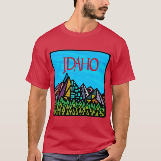 OH IDAHO Übergröße T-Shirt (Vorderseite)