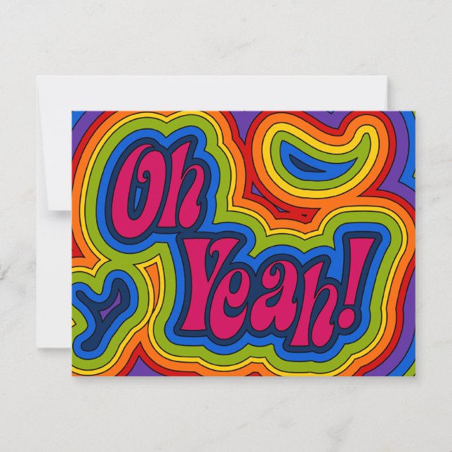 Oh ja! Einladung/Ankündigung Einladung (Vorderseite)